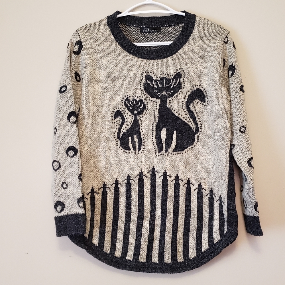 Quirky Cat Sweater